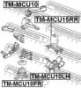 TOYOT 1236120060 Engine Mounting